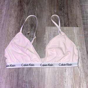 3/$20 calvin klein pink bra